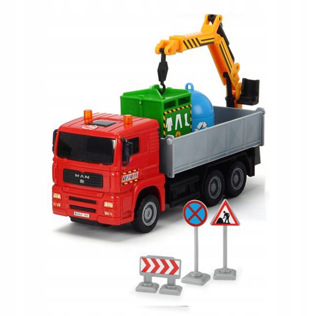 Іграшка вантажівка MAN сміттєвоз Simba Dickie Toys Heavy City Truck — фото 11