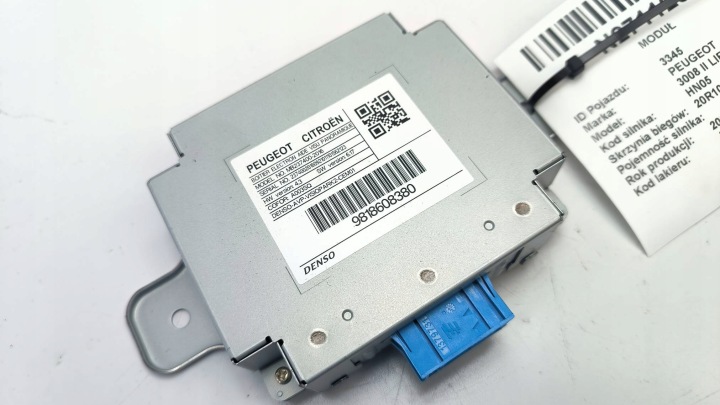 modulo 9818608380 KAMERY PEUGEOT 3008 II LIFT