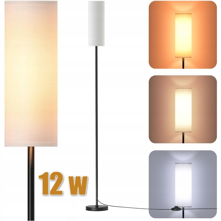 Stojací Led Stojací Lampa V Sadě S 12 Žárovkami V Moderním Stylu