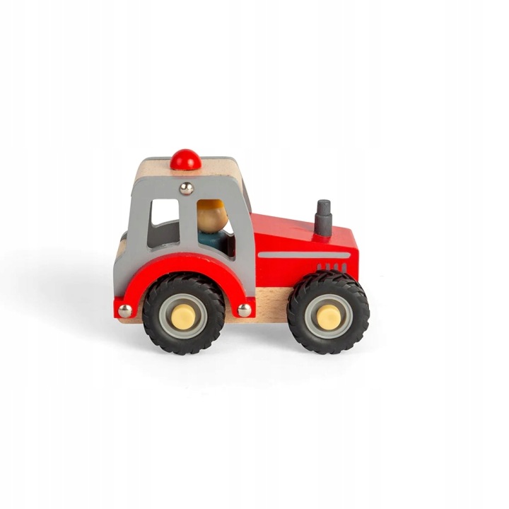 Bigjigs Toys Трактор червоний — фото 2