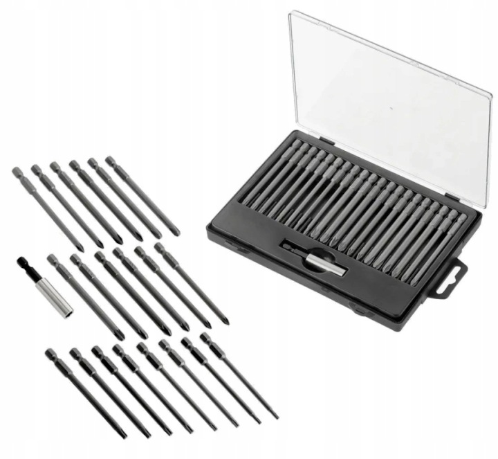 Bit Koncovka s křížovým šroubovákem Phillips Ph Pz Torx Sada 21 ks