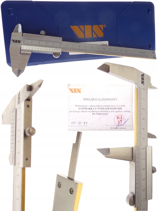 Posuvník 150 mm Noniusový Vis Tin L150 0,05 Šroub
