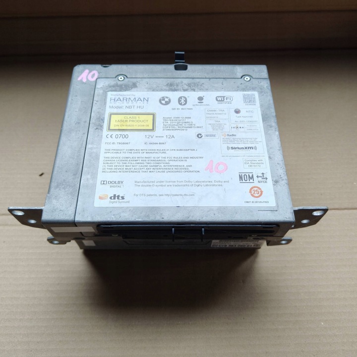 Stacja multimedialna BMW 5 F10 F11 938306001