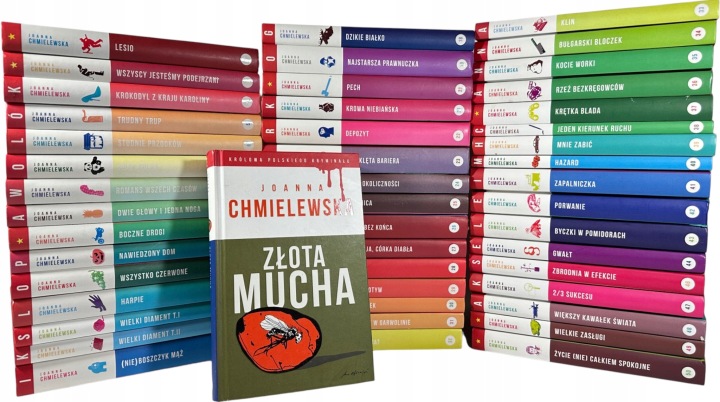 Zdjęcie egzemplarza: Królowa Polskiego Kryminału Joanna Chmielewska Tomy 1-50 bez tomów 4 i 45