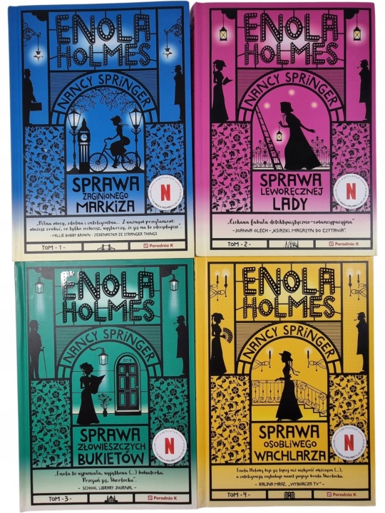 Zdjęcie egzemplarza: Enola Holmes 1-4 / Nancy Springer