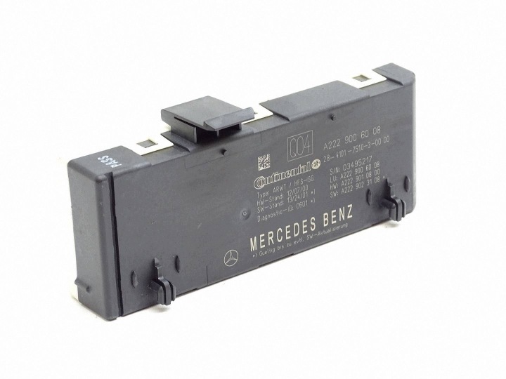 module control unit bonnet boot rear part MERCEDES S W222 A2229006008