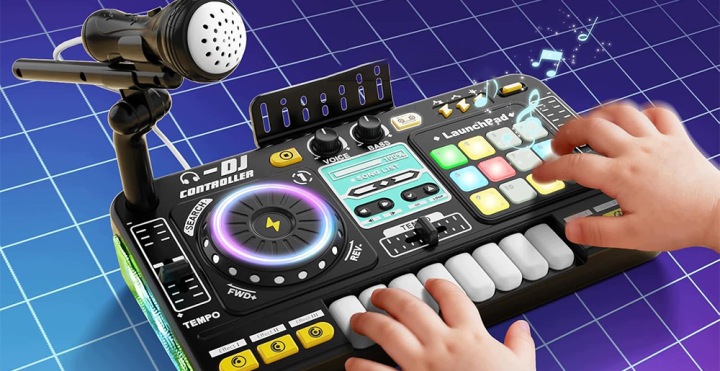 Консоль DJ міксер для дітей з BLUETOOTH і інтерактивними іграми ритмічними — фото 2