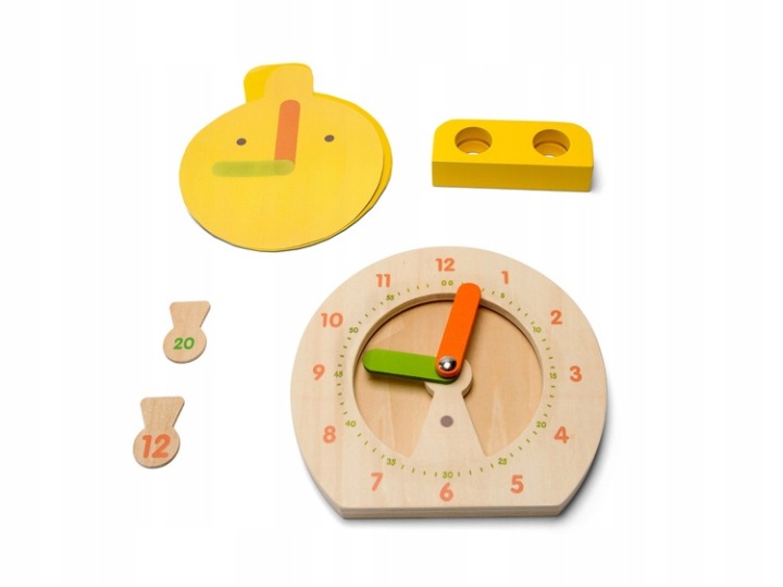 Гра дерев'яна розвивальна 2 x Годинник 6 л+ BS Toys — фото 2
