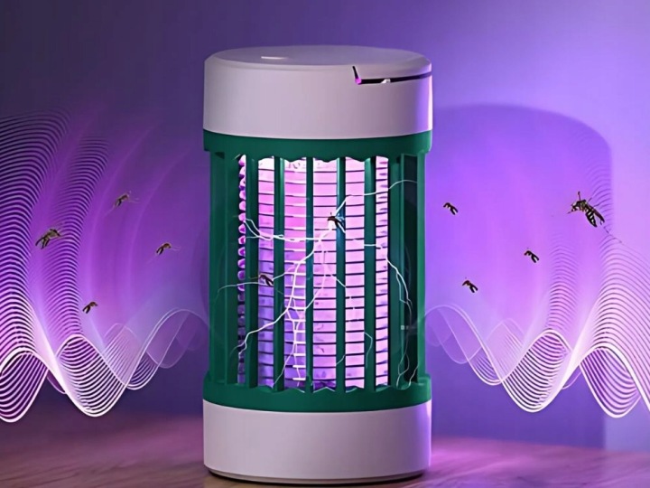 Лампа інсектицидна UV LED від комарів мухи комахи портативна на акумулятор USB — фото 6
