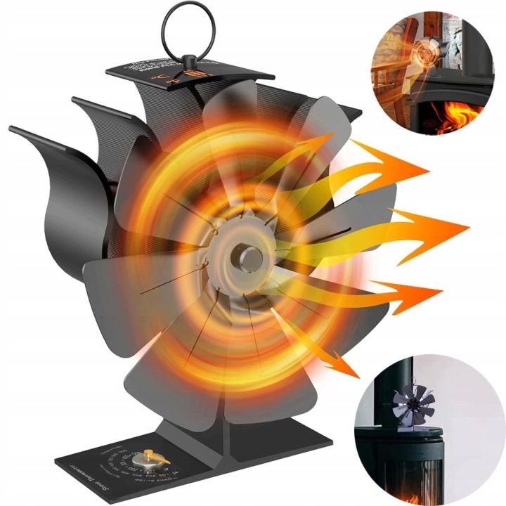 Teplovzdušný Krbový Ventilátor, Termoelektrický Ventilátor Bez Elektřiny