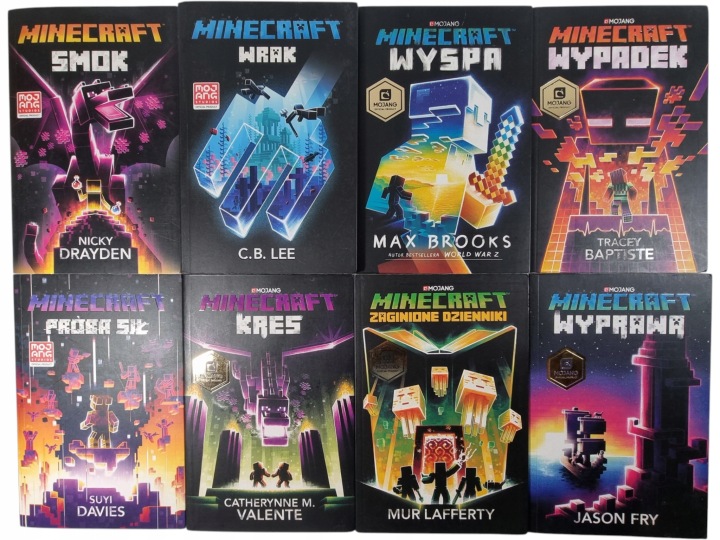 Zdjęcie egzemplarza: Minecraft - Kolekcja Powieści / zestaw 8 książek Wyspa Wyprawa