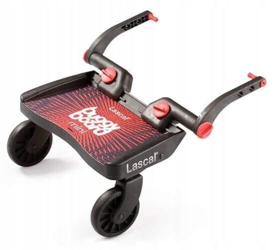 Підніжка для візка універсальна, Lascal BuggyBoard MAXI червоний — фото 4