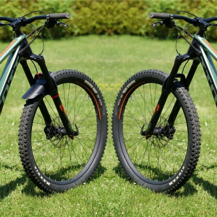 Крило велосипедне MTB DH enduro F-03 Блакитний — фото 10