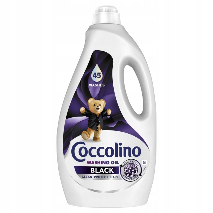 Гель для Прання Coccolino Clean Protect Care Чорний Рідина Чорна 1,8 л 45 прань