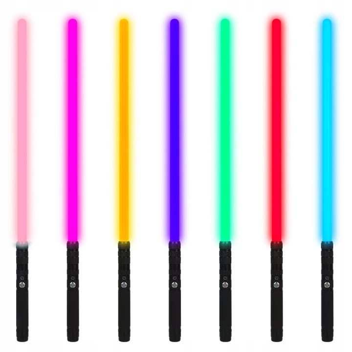 Іграшка світловий меч преміум RGB 14 кольорів класний заряджання через USB — фото 8