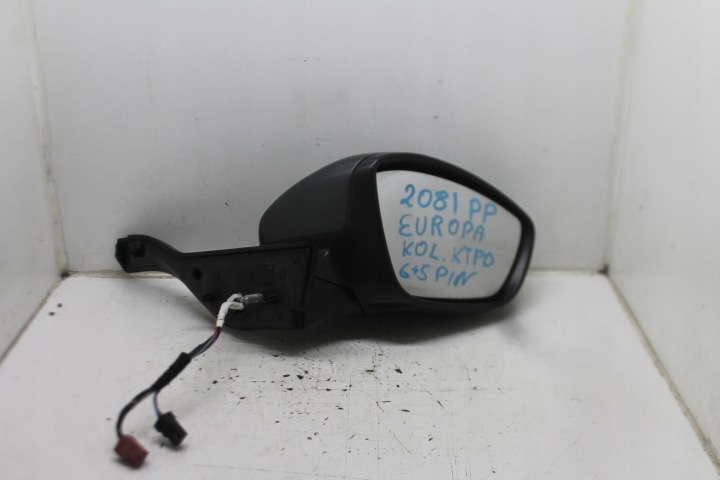 SPECCHIETTO RETROVISORE Destro PEUGEOT 208 e LIFT 11 PIN 5+6 PIN EUROPA colore KTPD
