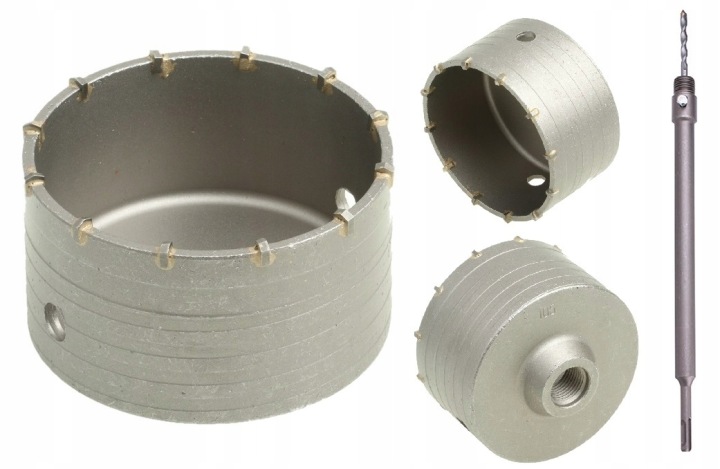 Korunkový Vrták Na Betonu 105 mm Adaptér SDSplus 350 mm Fréza Korunka Vidiová Sds