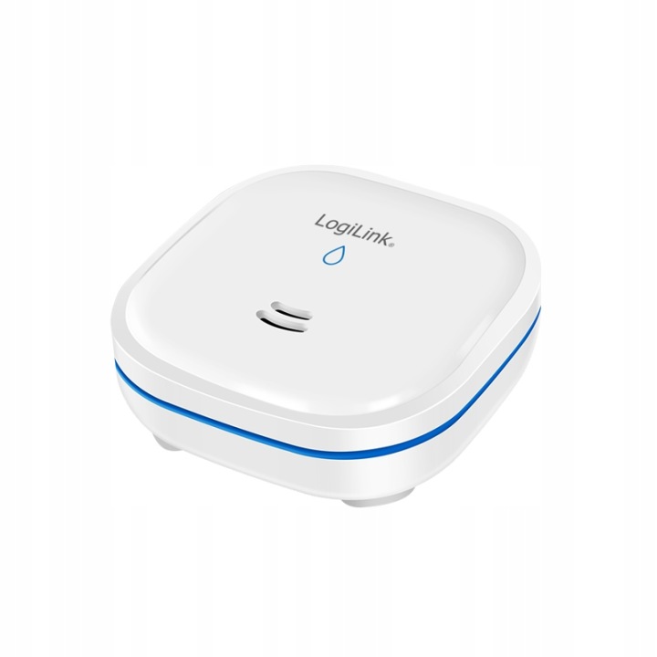 Snímač úniku vody LogiLink Alarm 85dB IP65 baterie 10 let detektor bílý