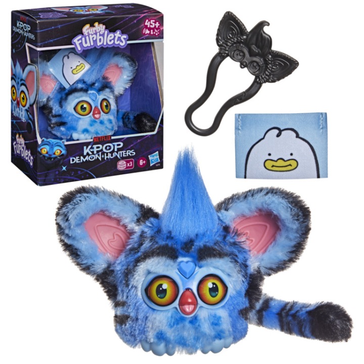 Furby Furblets Інтерактивна м'яка іграшка Derpy Tiger K-Pop Warriors Hasbro