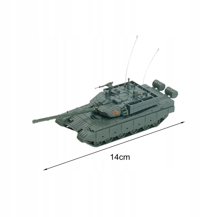Іграшка розвивальна в масштабі 1:72 Мініатюрна модель танка броньованого — фото 5