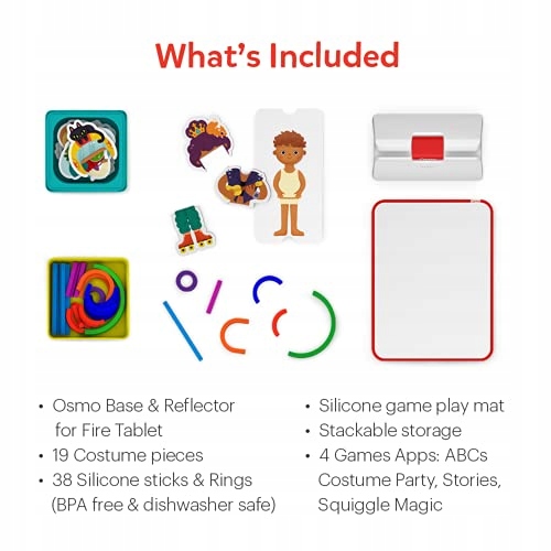 Osmo Little Genius Костюм Елементів для планшета 2 гри — фото 5