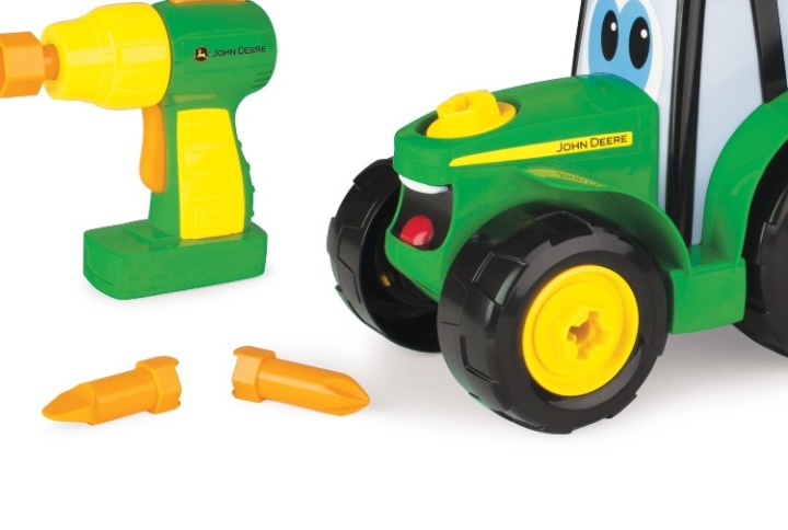 TOMY JOHN DEERE збудуй трактор JOHNNY 46655 шуруповерт набір майстрування — фото 6