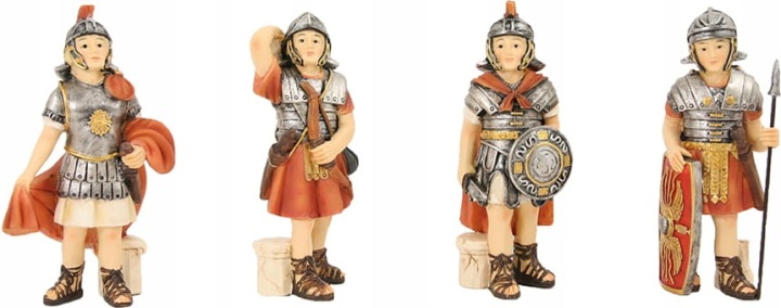 4 Legionáři do Betléma – pro figurky o výšce 9 Cm