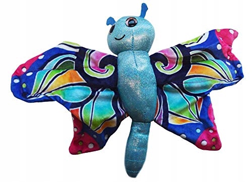 Wild republic 21411 huggers butterfly синій plush toy slap браслет, м'яка