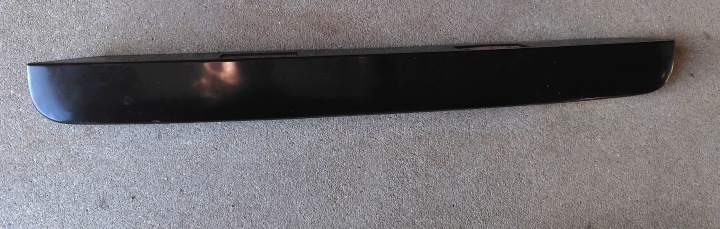 VW T5 Couverture Moulage Éclairage plaque d’immatriculation Porte arrière coffre hayon Noir