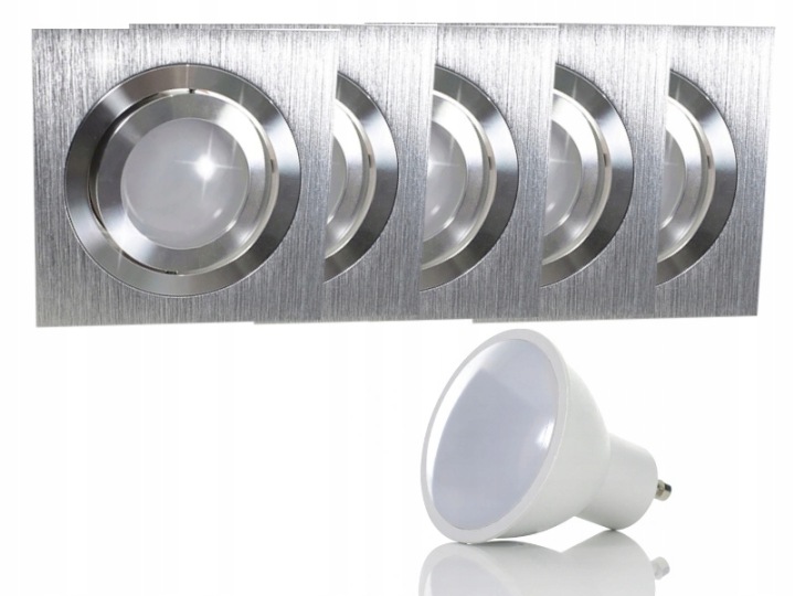 Sada stropního svítidla Halogen Led 5x žárovka