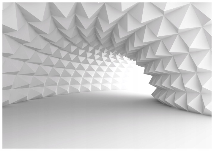 Fototapeta Tunel Geometrie Abstrakce Minimalismus Architektura 150x105 lepidlo