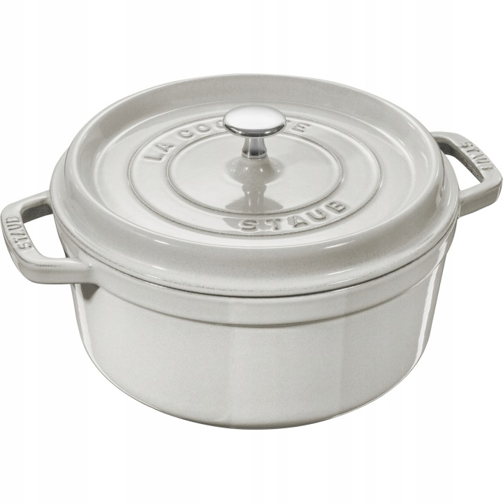 Cocotte Staub kulatý 1,7 l lanýžový, litina Francie