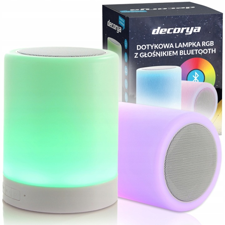 Кольорова лампа настільна LED RGB з динаміком BLUETOOTH для дитини подарунок — фото 8