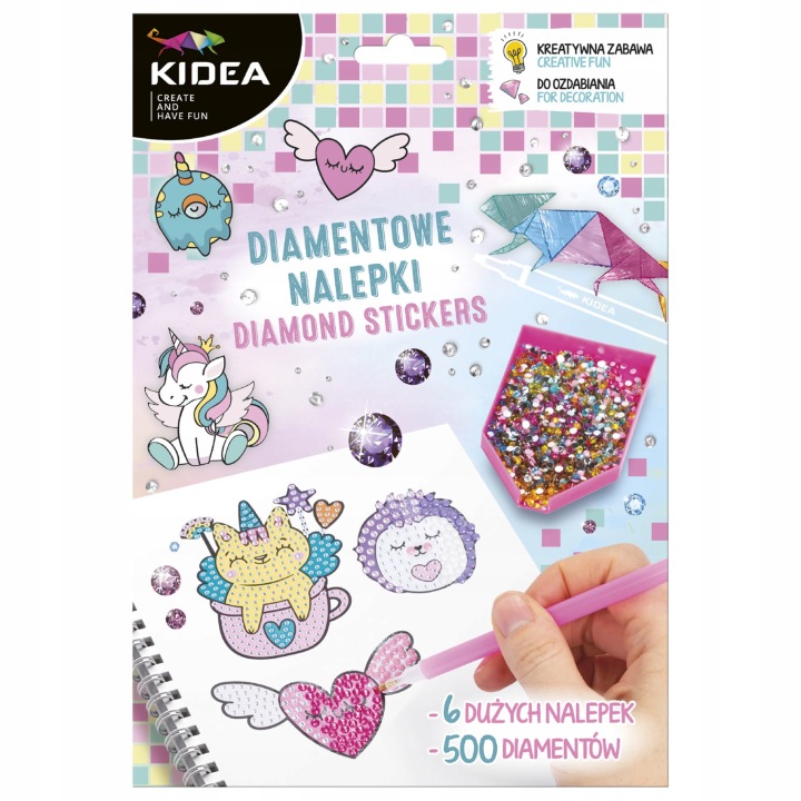 Мозаїка Чарівний Світ Наклейки Алмазні Kidea (NDMSKA)