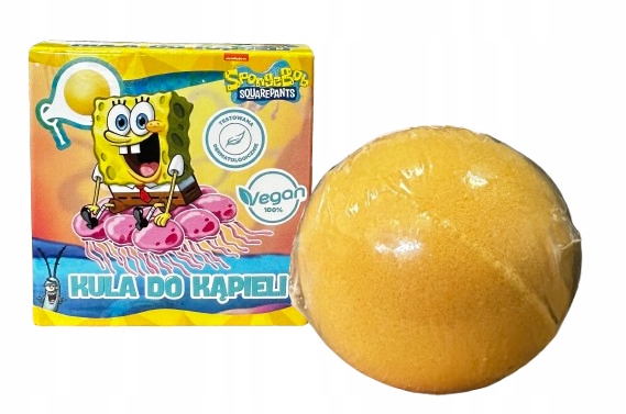 Sponge Bob шипуча куля для купання для дітей манго 165 г