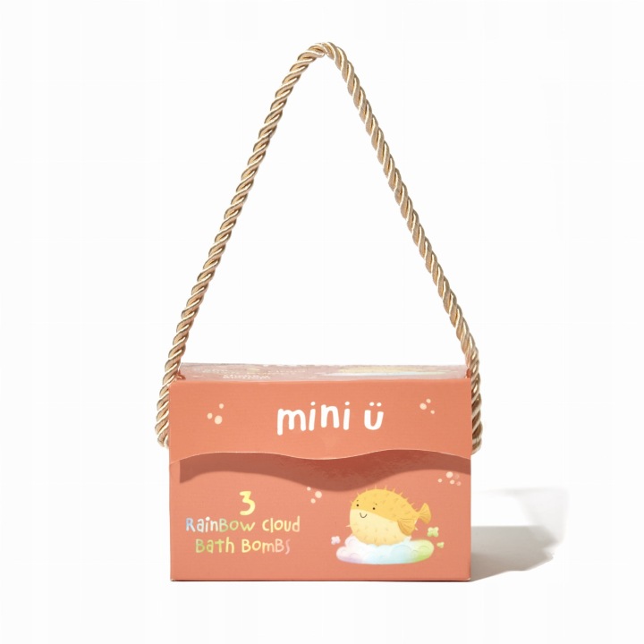Mini-u Веселкові хмаринки для купання для дітей 3 шт.