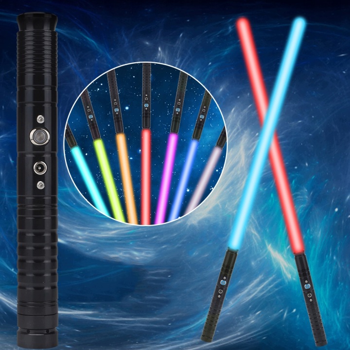 Набір Металевих Мечів Світлових Rgb Заряджання Usb 11 Кольорів RGB — фото 3