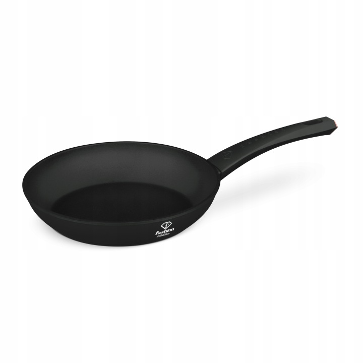 Pánev24 cm, Fashion FTV-0021 Matná černá-růžové zlato
