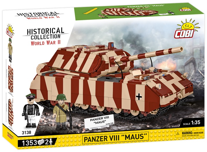Конструктор Cobi Panzerkampfwagen VIII Maus 1353 елементи 1:35 — фото 2