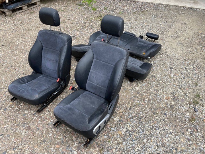 MERCEDES ML W164 LIFT FOTEL FOTELE eleje KANAPA far ALCANTARA EL. GRZANE EU