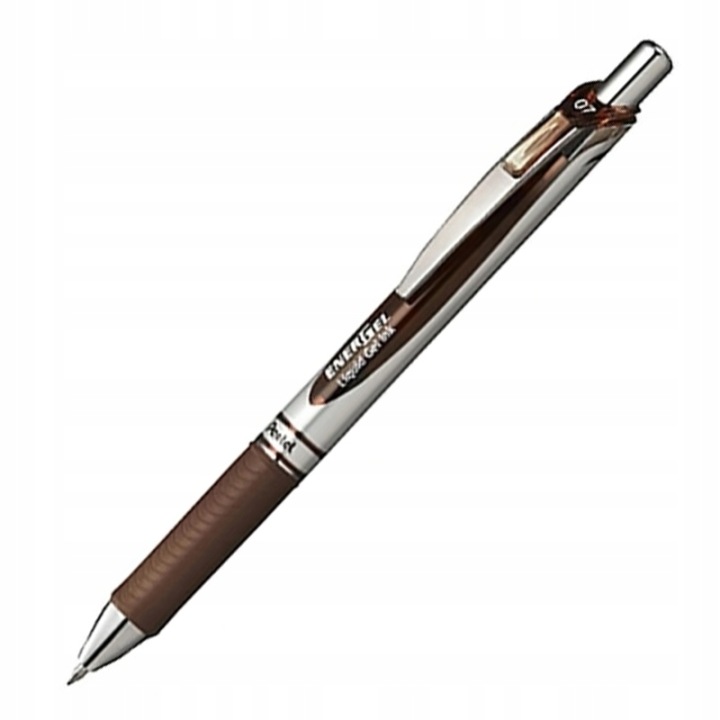 Pentel Ручка кулькова BL77 - коричневий ENERGEL 0.7 — фото 5