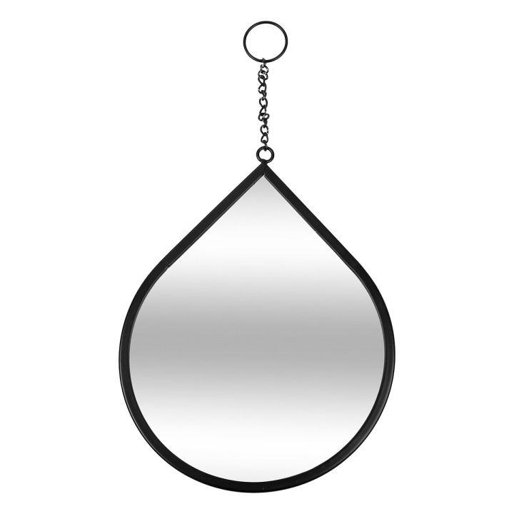 Stylowy komplet wiszących luster Kropla Lustro ścienne 3 szt Różne rozmiary Szerokość 25 mm