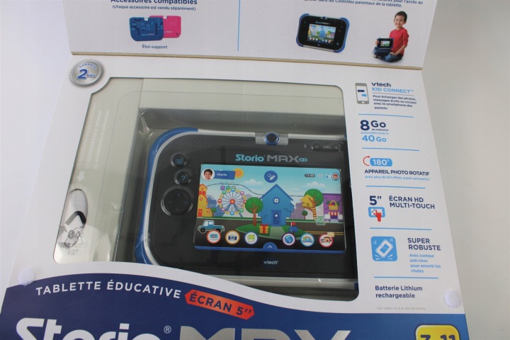 Планшет для дітей VTech Storio Max 2.0 5 дюймів WiFi 8 ГБ синій французький — фото 4
