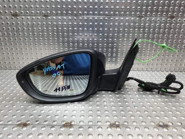 SPECCHIETTO RETROVISORE sinistra Anteriore 11 PIN FOTOCHROM VW PASSAT B7
