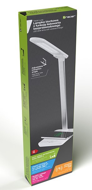 M40. Stolní lampa Luna, bílá, výkon až 20 W