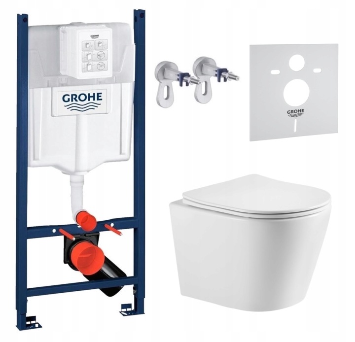 Podomítkový Wc set Stelaz Grohe Wc mísa Tornado Imprese