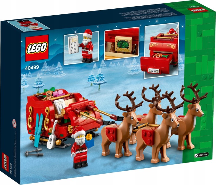 LEGO 40499 сани святого миколая — фото 4