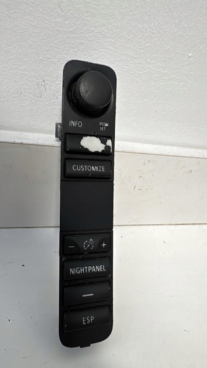 PANEL ovladačů ESP TEMPOMAT SAAB 93 9-3 2002-2007 12792588 NIGHTPANEL