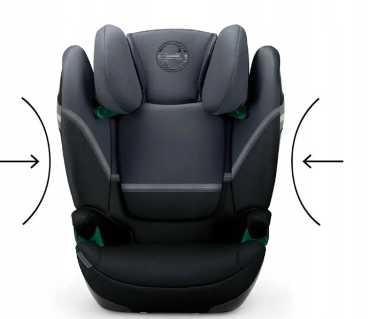 Крісло Cybex Solution S2 I-Fix 15-50 кг Moon Чорний (вживаний) — фото 6