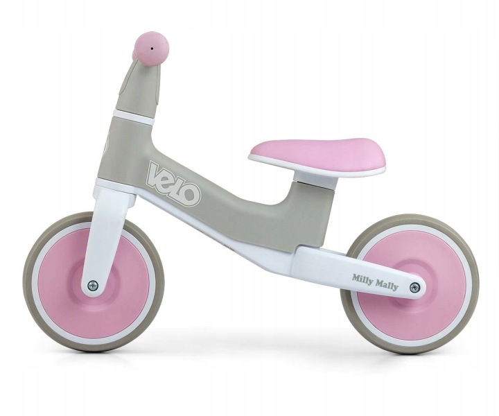 Milly Mally Біговел VELO Рожевий для дітей 18 міс.+ рожево-сірий — фото 2